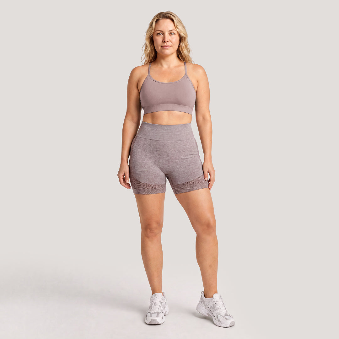High-Waisted Compression Booty Shorts