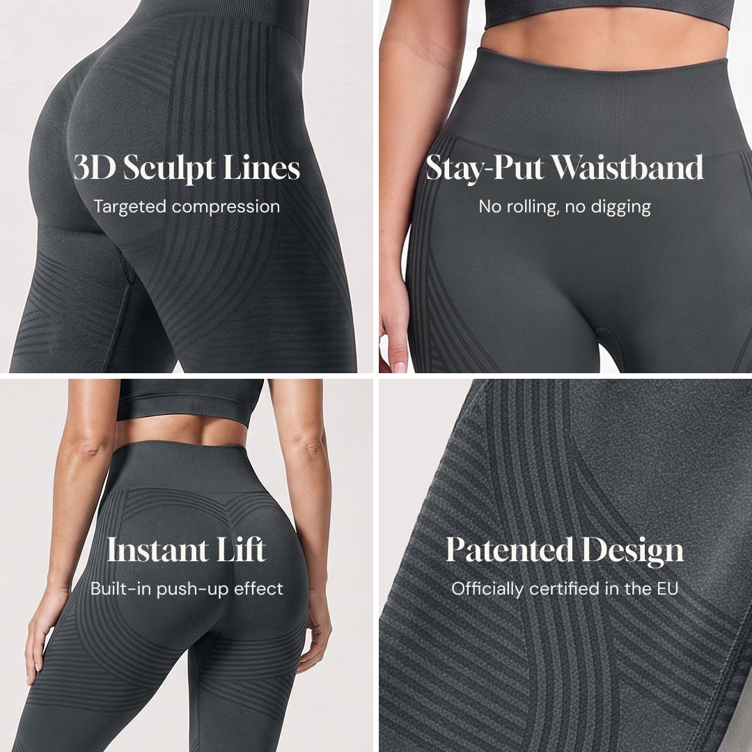 Ribbed Squat-Proof Capri Leggings