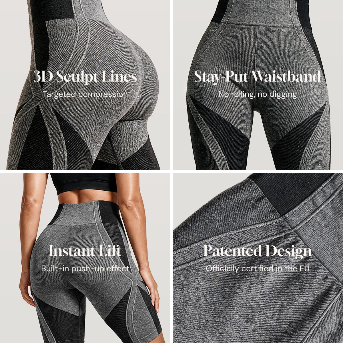 Contour &  Compression Short 8''