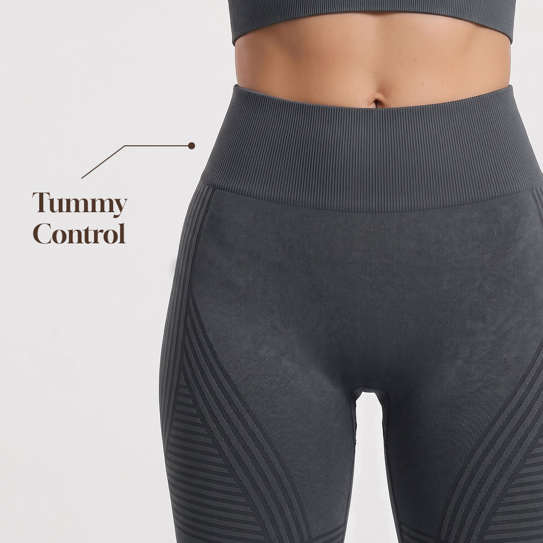 Ribbed Squat-Proof Capri Leggings