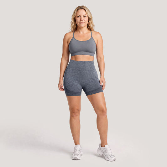 High-Waisted Compression Booty Shorts
