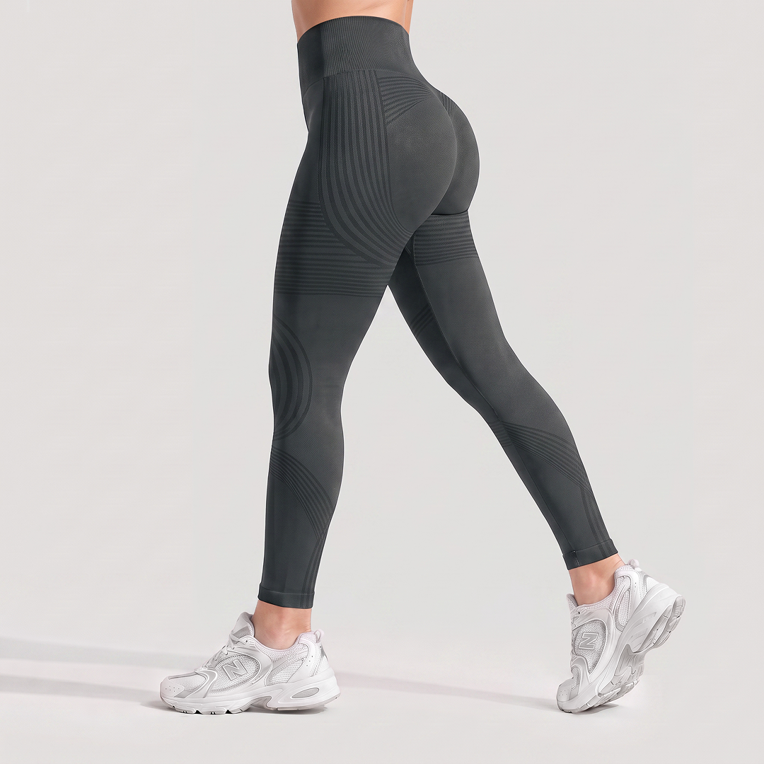 High-Waisted Anti-Cellulite Ankle Leggings