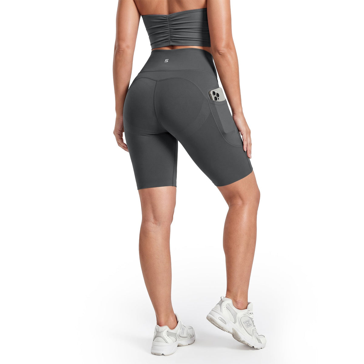 Pocket Anti-Cellulite Sculpting Short Leggings