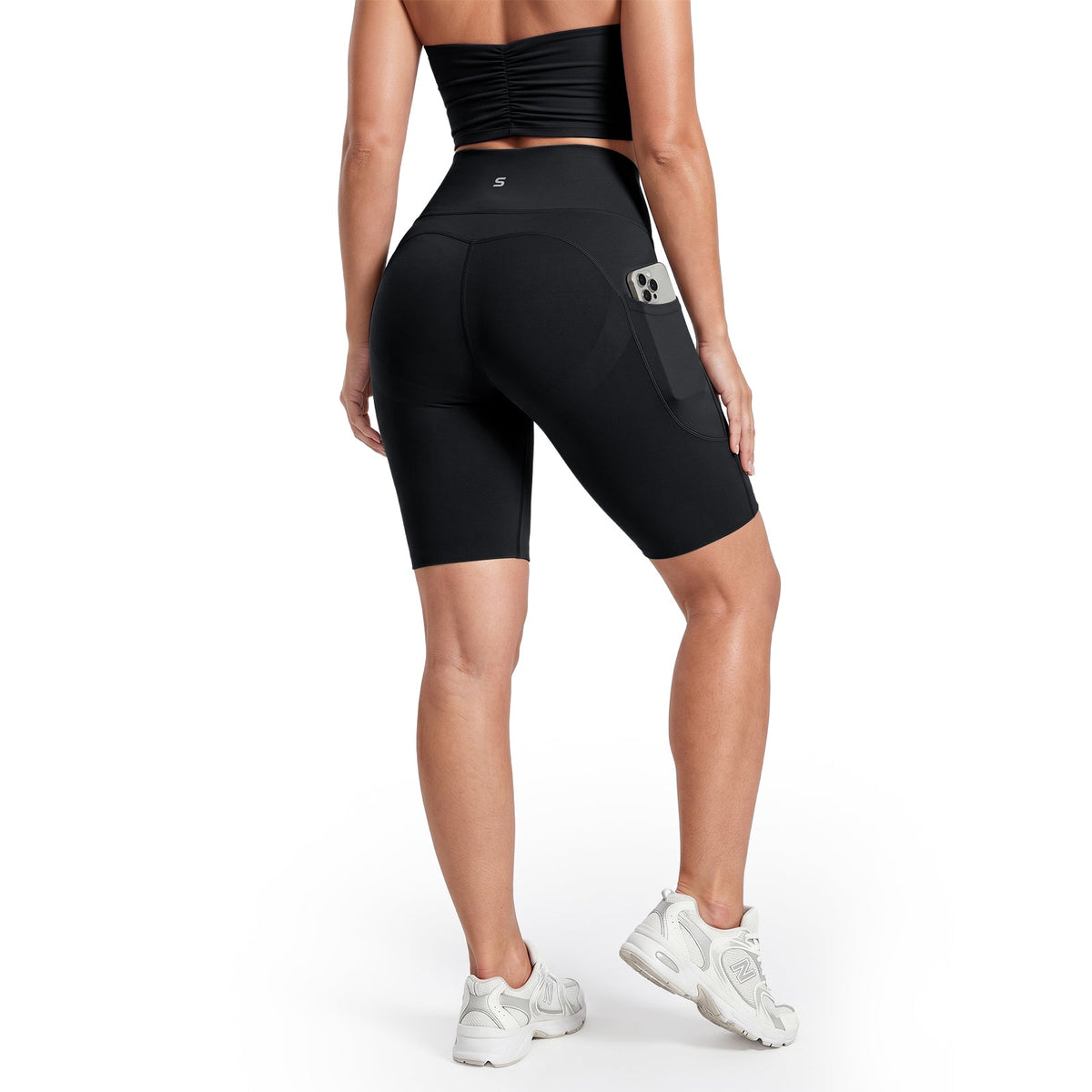 Pocket Anti-Cellulite Sculpting Short Leggings