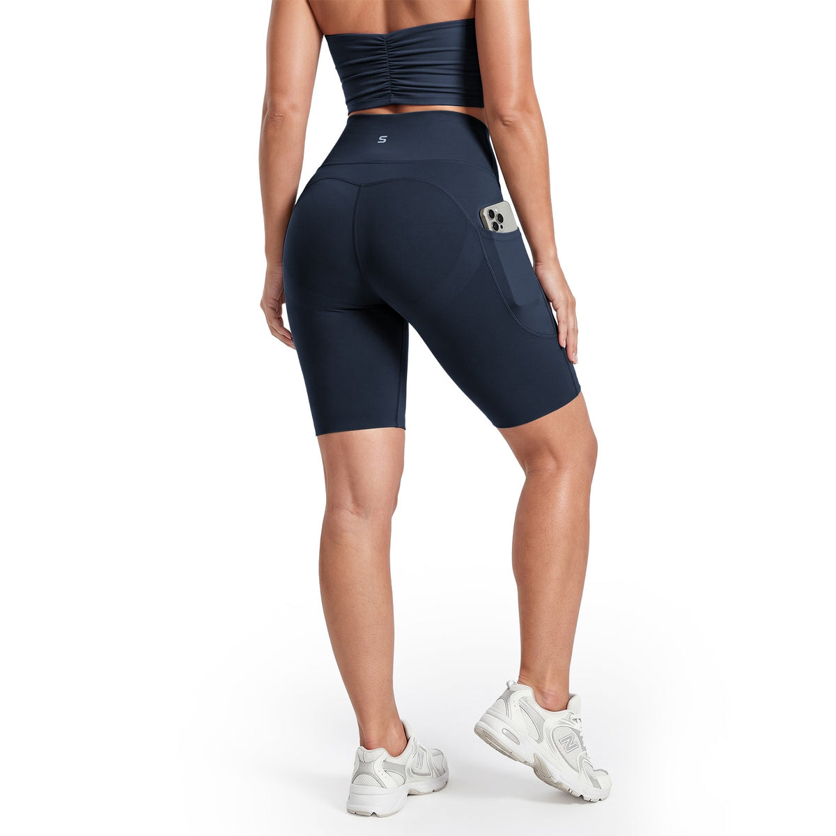 Pocket Anti-Cellulite Sculpting Short Leggings