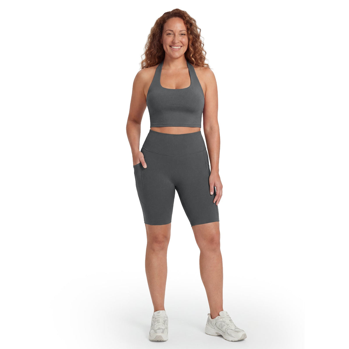 Pocket Anti-Cellulite Sculpting Short Leggings
