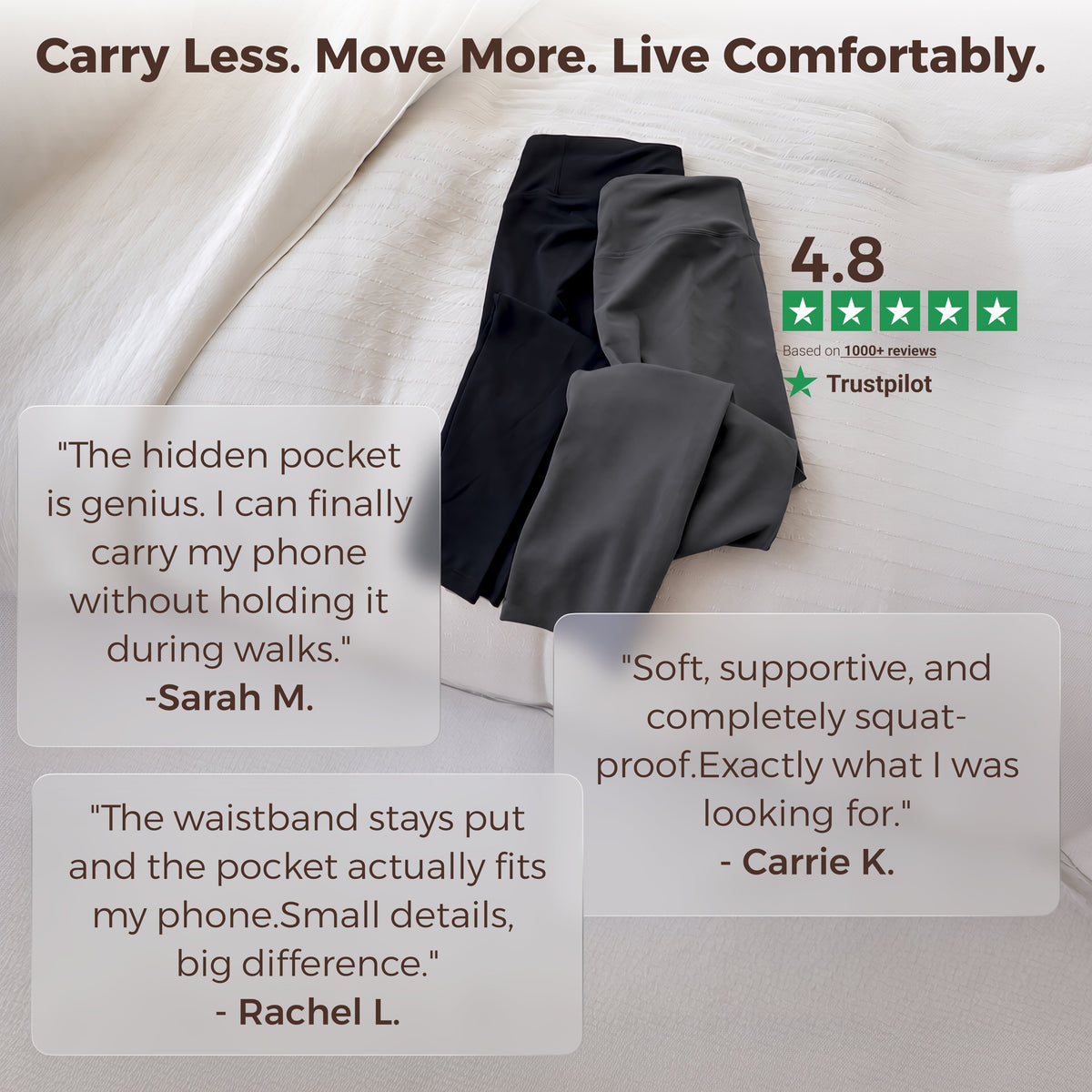 Hidden Pocket Lifestyle Leggings - Move Freely. Carry Less. Zero Compromise.