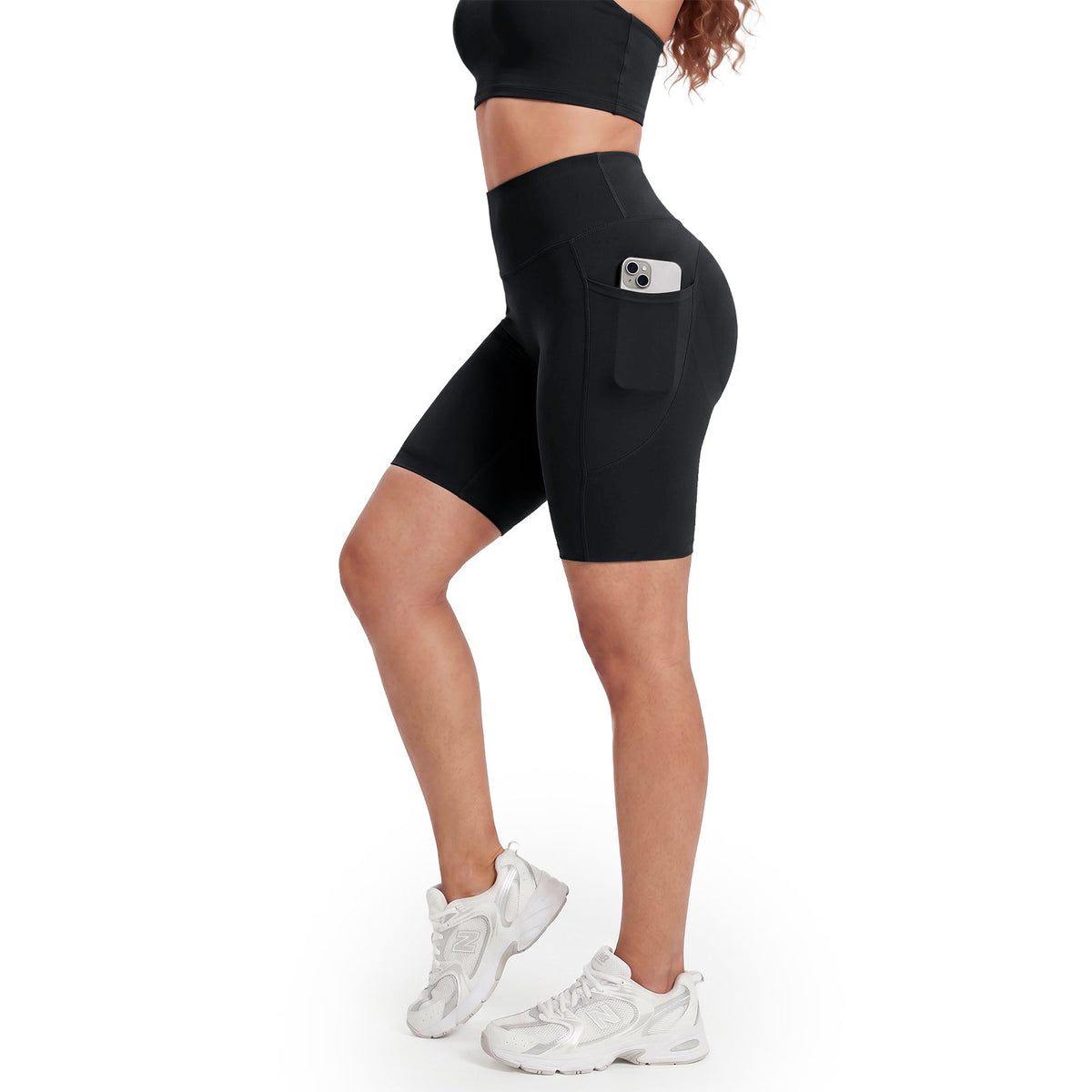 Pocket Anti-Cellulite Sculpting Short Leggings